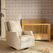 Load image into Gallery viewer, Crewe Tan Gingham Recliner
