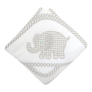 Grey Elephant Hooded Towel Set