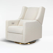 Load image into Gallery viewer, Kiwi Glider Recliner - Ivory Boucle with Gold Base
